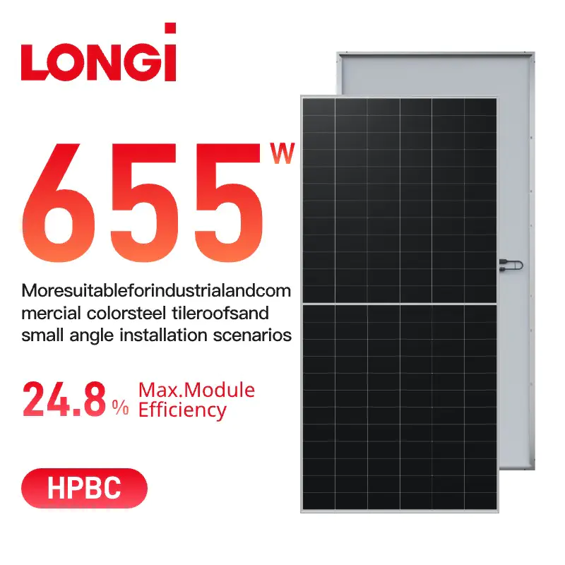 LONGi Himo X10 Monofacial 640-670w LR7-72HVHF